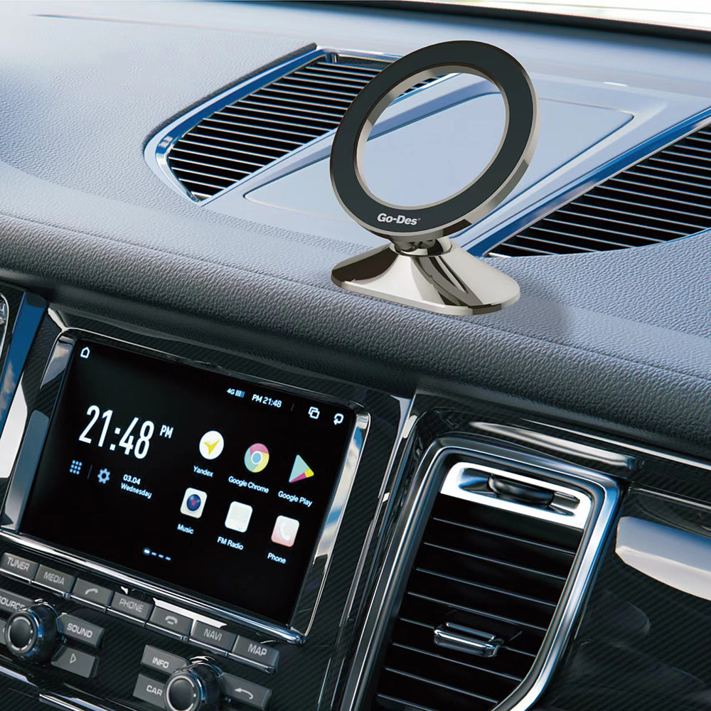 Go Des GD-HD215 Magnetik M-safe 360 Derece Dönebilen Oynar Başlıklı Araç İçi Telefon Tutucu Go Des GD-HD215 Magnetik M-safe 360 Derece Dönebilen Oynar Başlıklı Araç İçi Telefon Tutucu